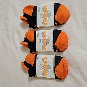 (3) Bombas Tri-Block Ankle Socks